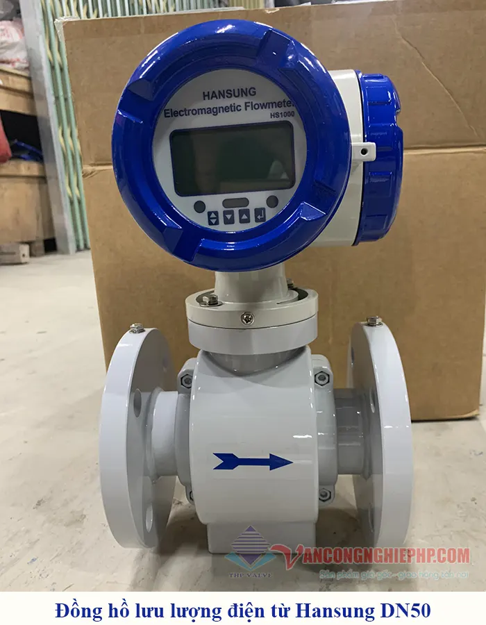 Đồng hồ lưu lượng điện từ Hansung DN50