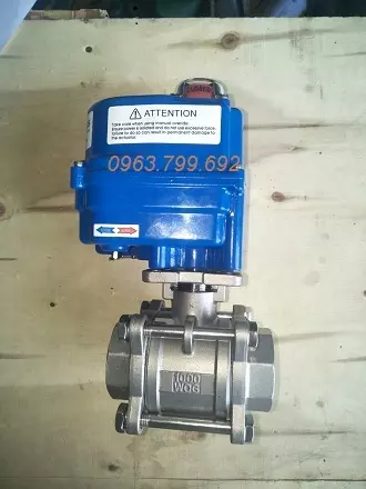 giá van bi inox điều khiển điện Hàn Quốc