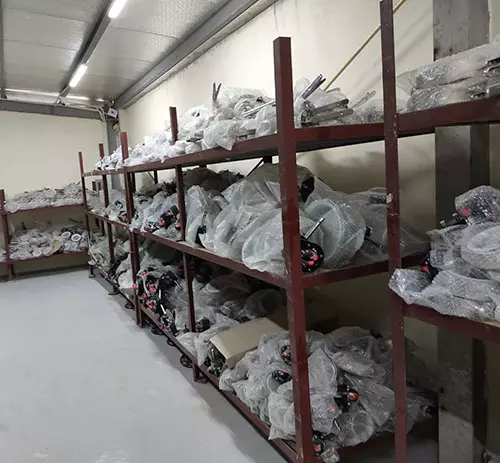 Khu vực tập trung để van bướm inox tay quay