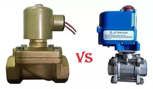 so sánh van bi điều khiển điện với van điện từ