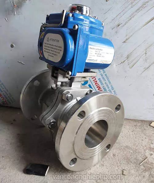 Van bi thép điều khiển điện