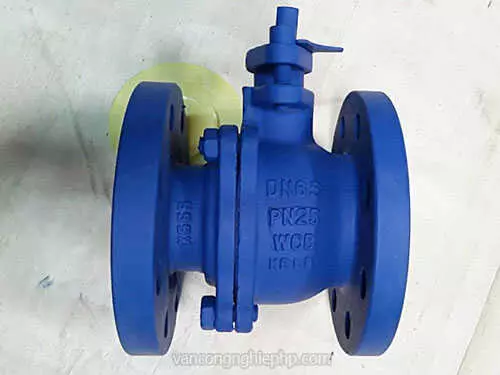 Van bi thép WCB mặt bích