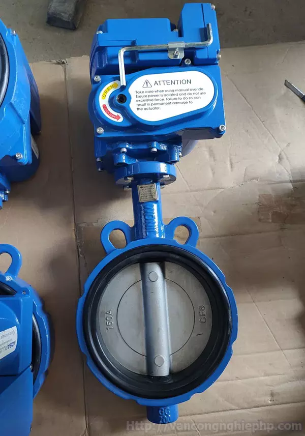 van-buom-dieu-khien-dien-dn150-kosaplus Van bướm điều khiển điện DN150 Kosaplus Hàn Quốc