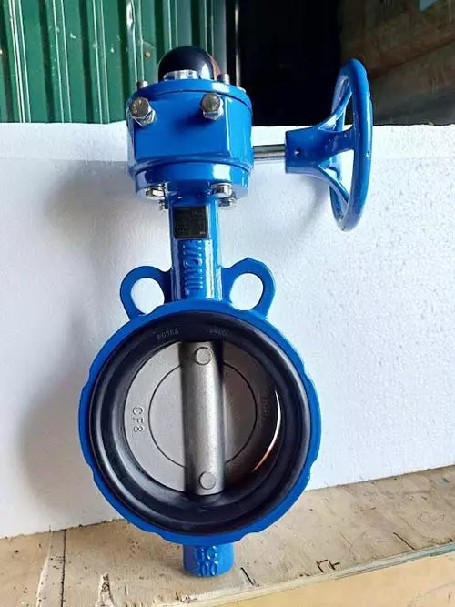 Van bướm gang Wonil Hàn Quốc tay quay