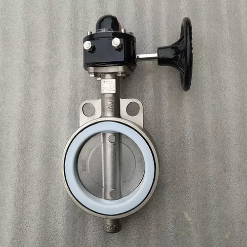 van bướm inox tay quay hiệu Wonil Hàn Quốc