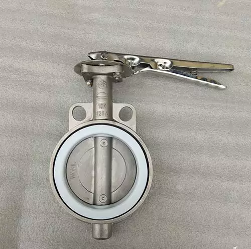 Van bướm inox Wonil Hàn Quốc tay gạt