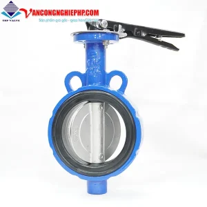 Van bướm tay gạt DN125 thân gang cánh inox Wonil Hàn Quốc
