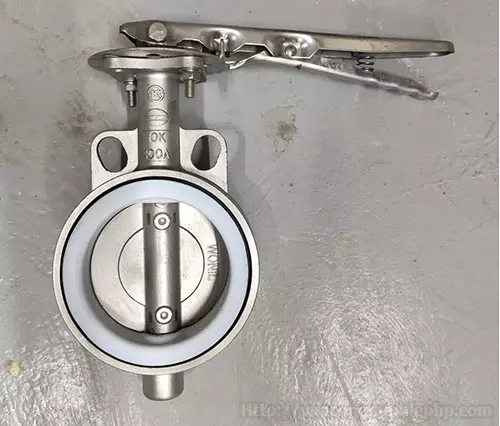 Van bướm tay gạt inox