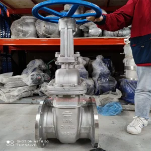 Hình ảnh van cổng inox tại kho