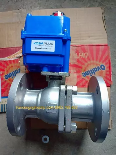 van bi điều khiển bằng đong cơ điện Hàn Quốc