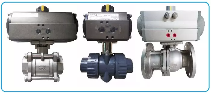 Van bi điều khiển bằng khí nén DN40