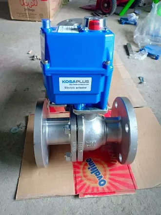 van bi điều khiển điện mặt bích kosaplus