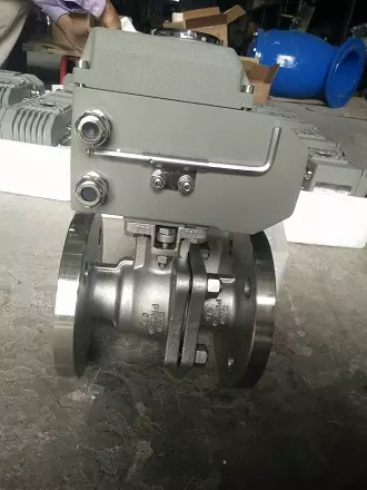 van bi lắp bích điều khiển điện Đài Loan