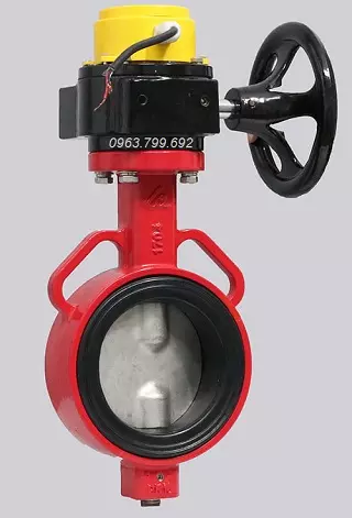 vanbuomcocongtacgiamsat van bướm tín hiệu điện kèm công tắc giám sát