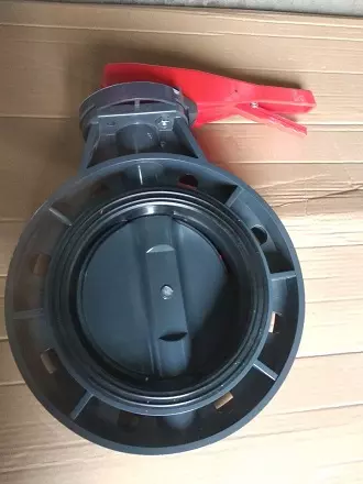 van bướm tay gạt DN125 nhựa PVC
