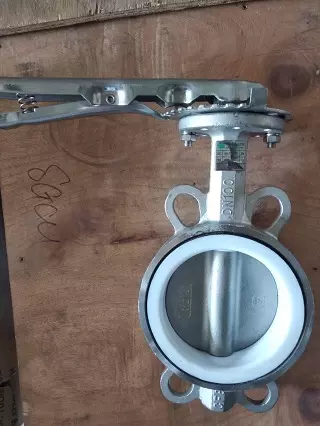 van bướm tay gạt inox 304 Hàn Quốc