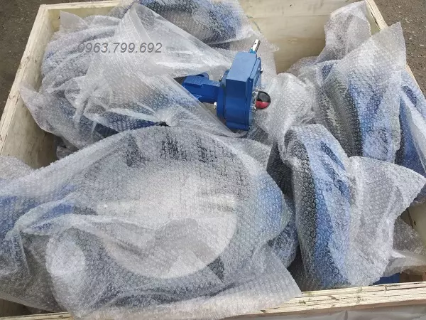van bướm tay quay hàn quốc DN 400