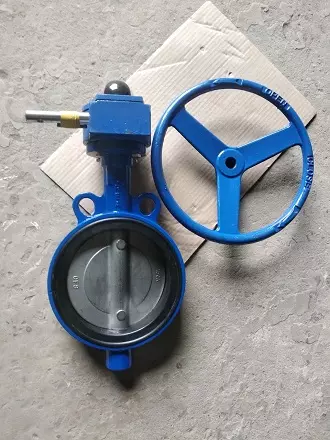 van bướm thân gang cánh inox tay quay Hàn Quốc