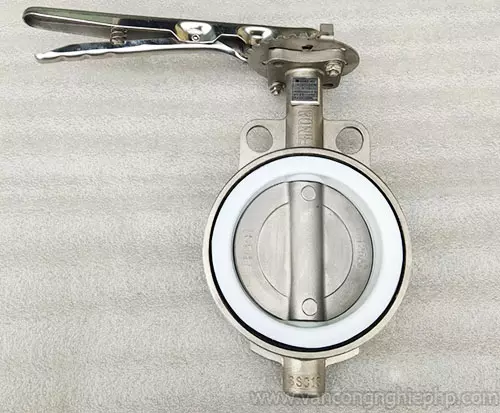 Van bướm inox tay gạt Hàn Quốc