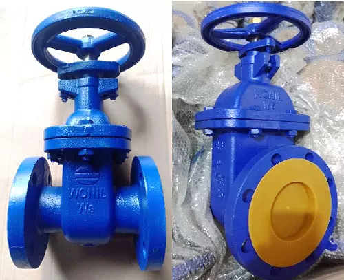 van cổng gang mặt bích Hàn Quốc