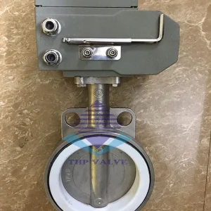 Van bướm wafer điều khiển điện