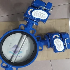 Van bướm wafer điều khiển điện