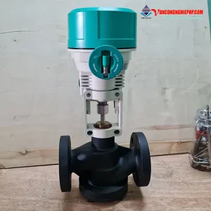 Van cầu mặt bích điều khiển điện