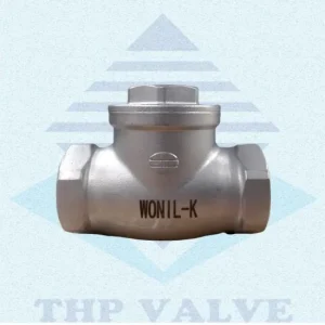 Van một chiều lá lật inox nối ren Wonil Hàn Quốc WSCS-1