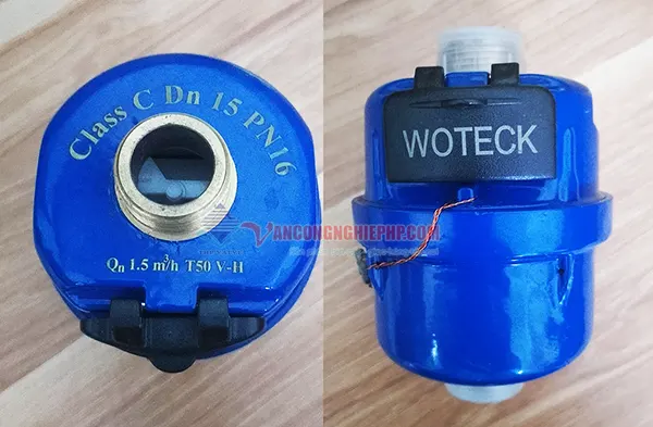 Đồng hồ nước thể tích cấp C Woteck dn15 pn16
