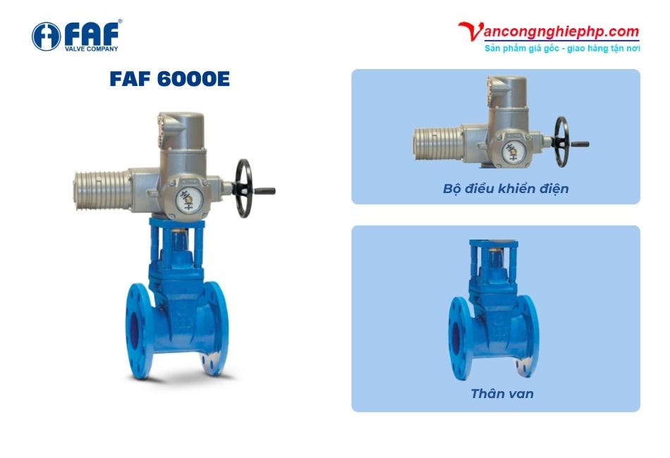 van cổng điện faf 6000e