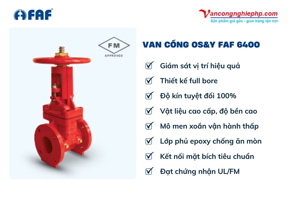 van cổng faf 6400