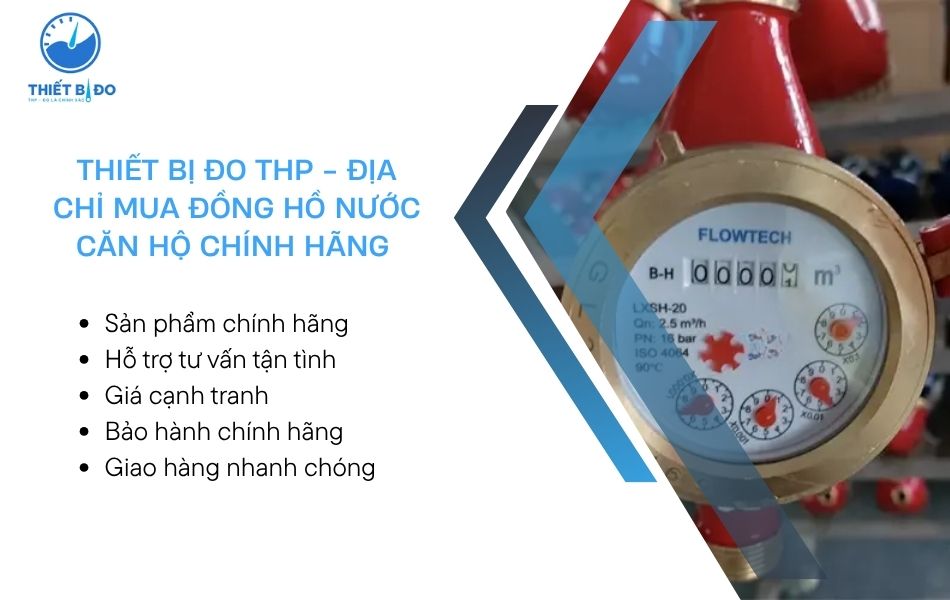 địa chỉ mua đồng hồ nước căn hộ chính hãng