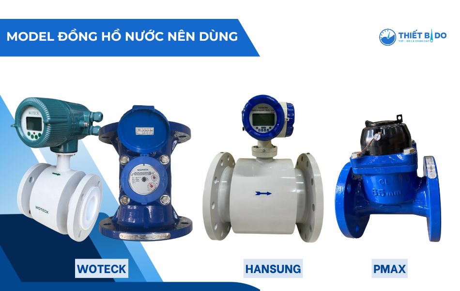 model đồng hồ nước nên dùng
