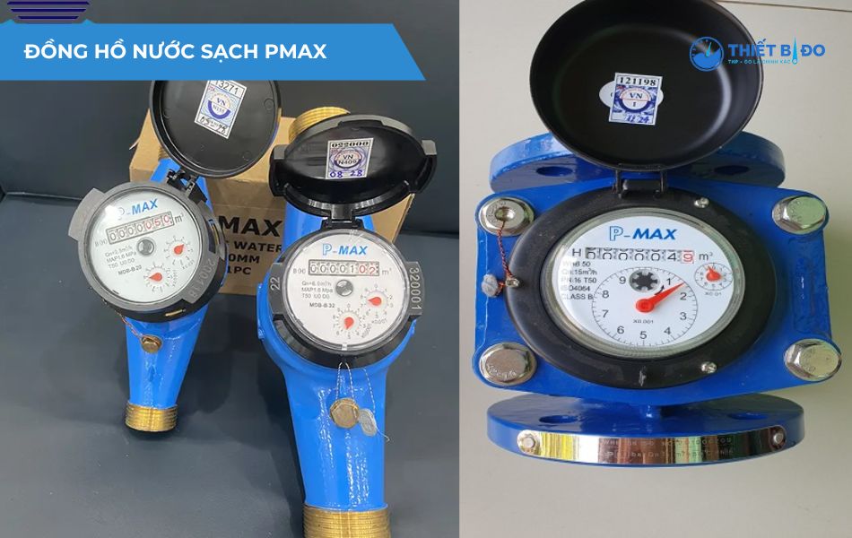 Đồng hồ đo nước sạch Pmax - Malaysia