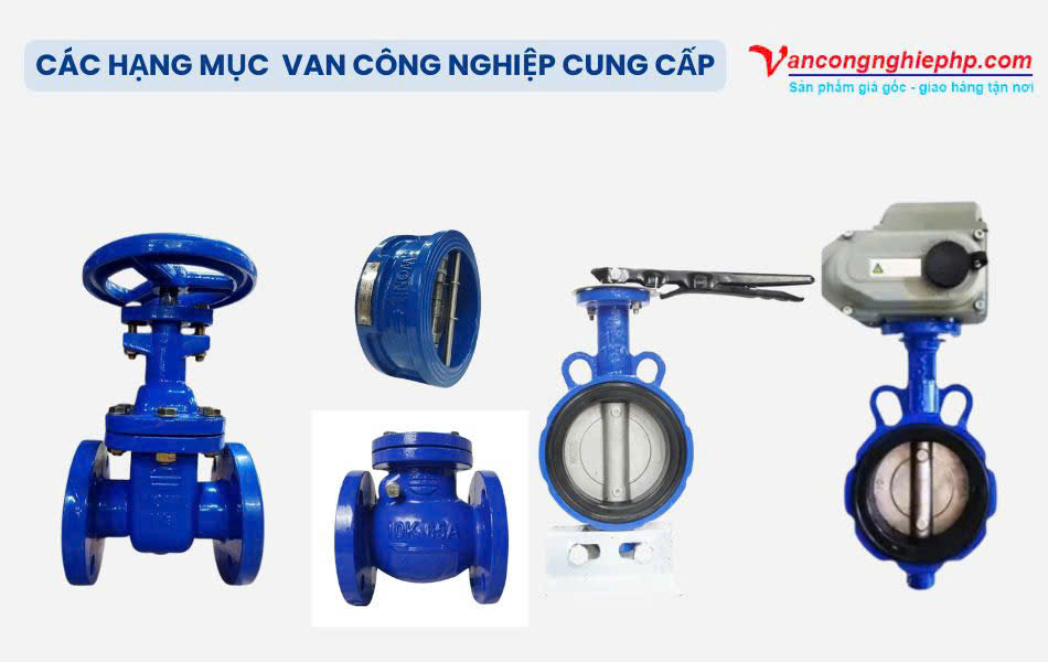 Các sản phẩm mà Van Công Nghiệp HP cung cấp cho dự án