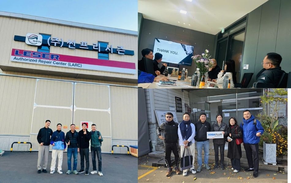 Đại diện Tuấn Hưng Phát thăm nhà máy  KosaPlus Hàn Quốc