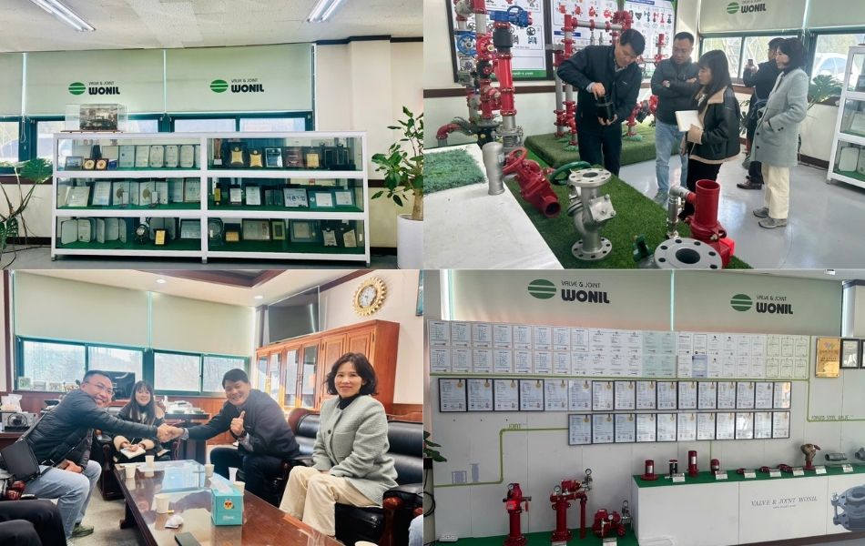 Đại diện Tuấn Hưng Phát thăm nhà máy Wonil Hàn Quốc