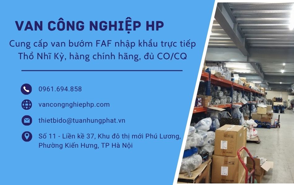 Gợi ý địa chỉ cung cấp van cánh bướm thương hiệu FAF chính hãng