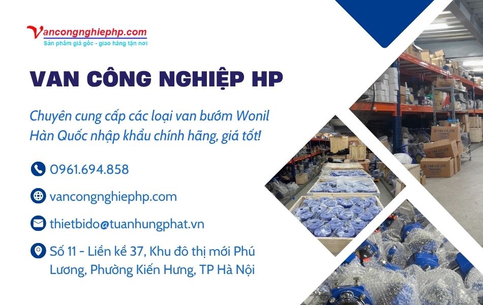 Gợi ý địa chỉ mua van bướm Wonil Hàn Quốc giá tốt, sẵn kho SLL
