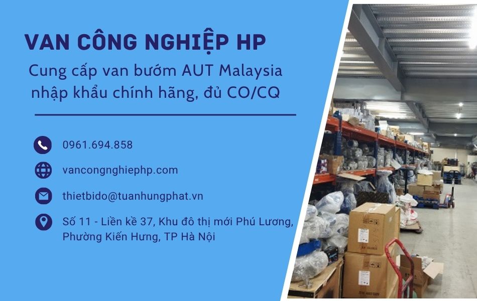 Mua van bướm AUT chính hãng, giá tốt tại Van công nghiệp HP
