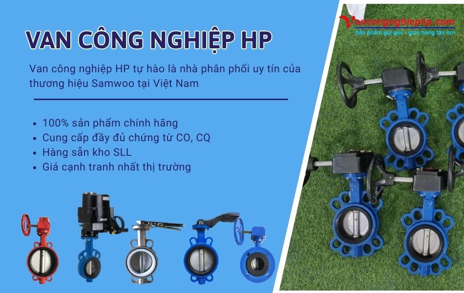 địa chỉm ua van bướm samwoo hàn quốc chính hãng