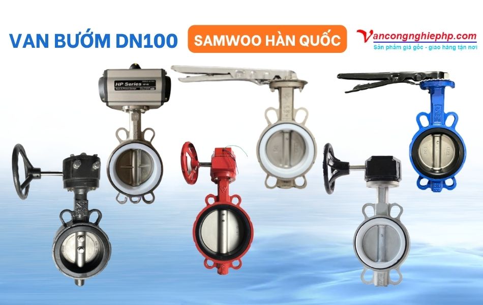 Van bướm DN100 Samwoo