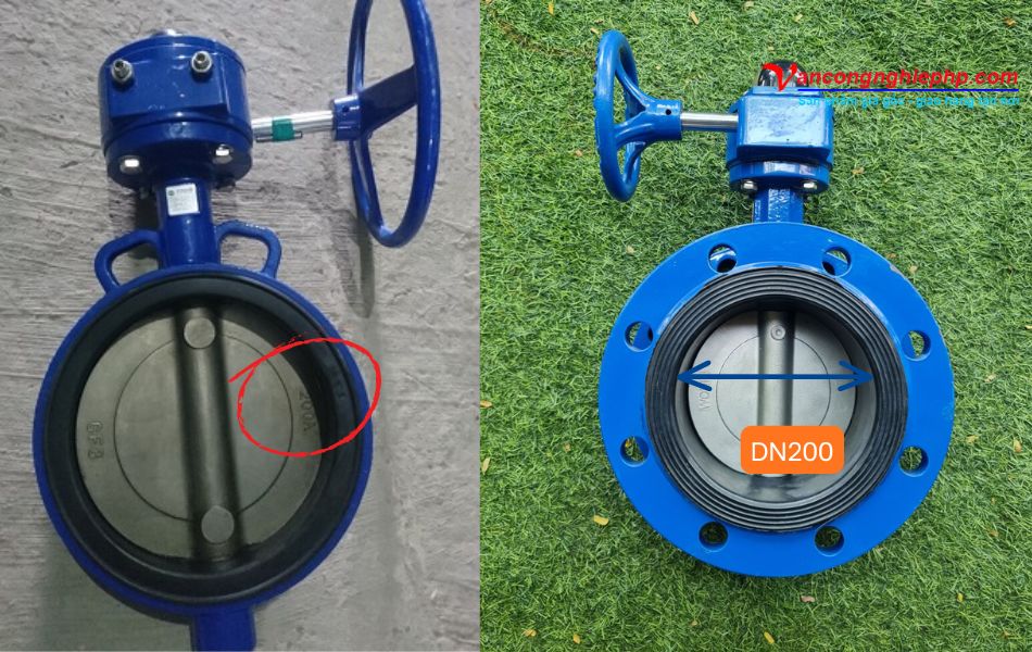 Giới thiệu về van bướm DN200 - 200A - Phi 219 - 8 inch