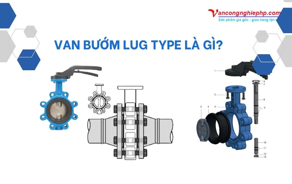 Giới thiệu về van bướm lug type - Van bướm tai bích
