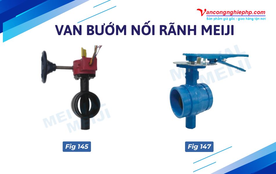 Van bướm nối rãnh Meiji