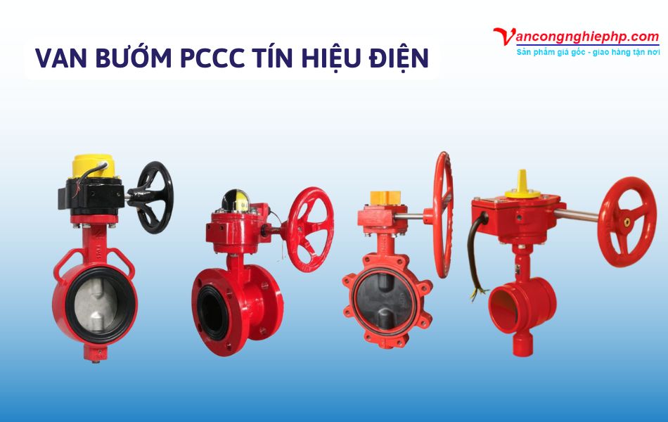 Van bướm PCCC tín hiệu điện