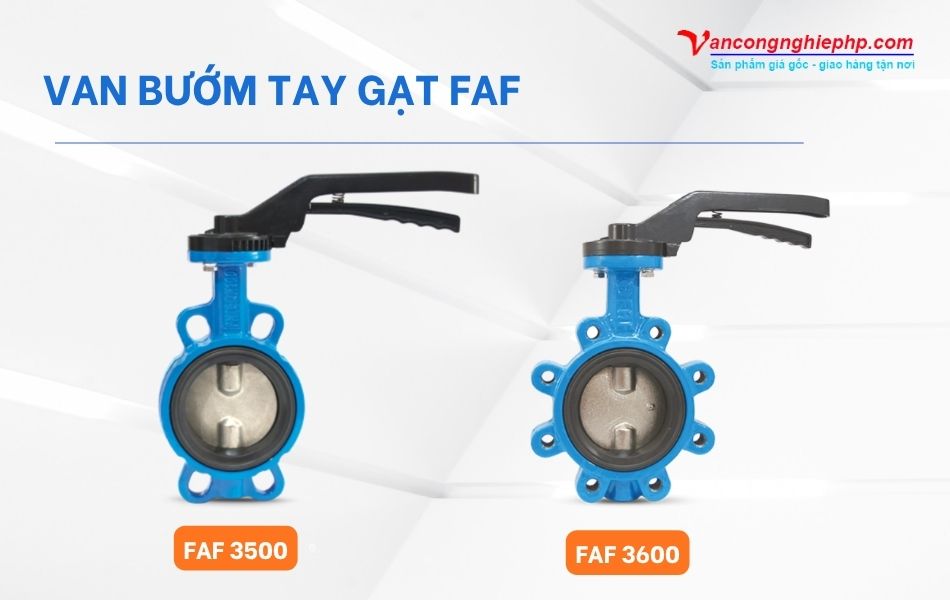Van bướm tay gạt FAF model 3500 và 3600