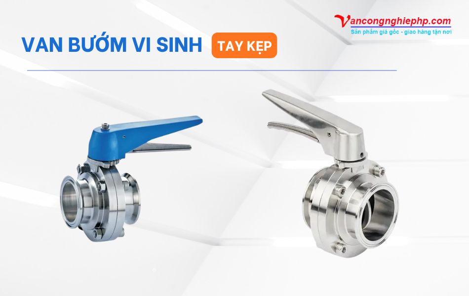Các dòng van bướm vi sinh tay kẹp