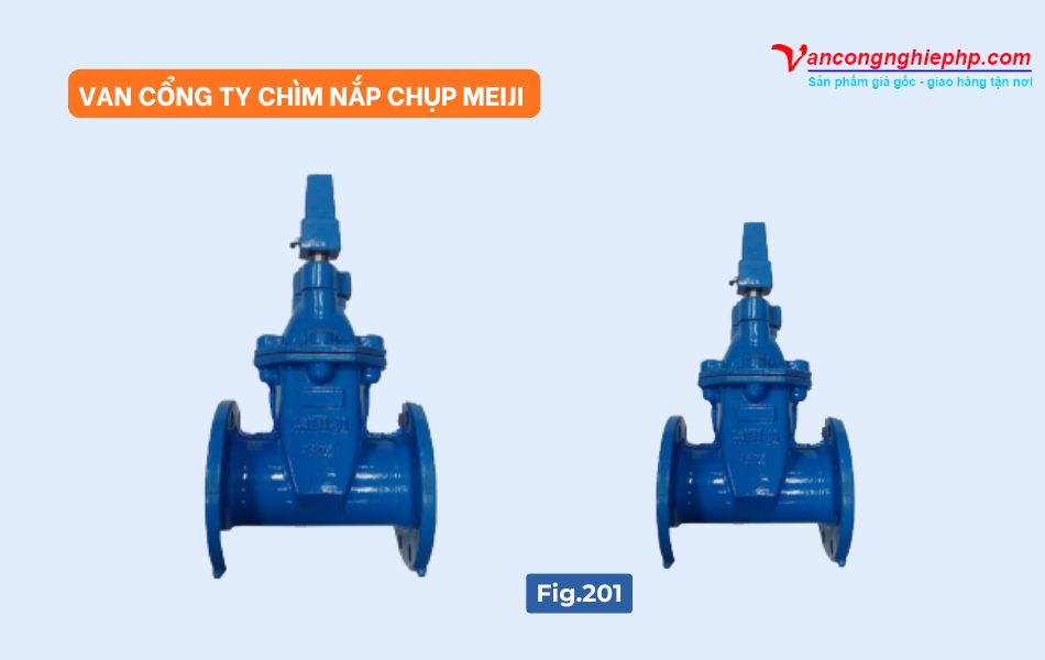 Model van cổng ty chìm nắp chụp Meiji