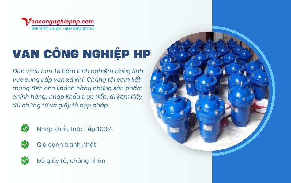 Nên mua van xả khí ở đâu uy tín, giá tốt, sẵn kho SLL?